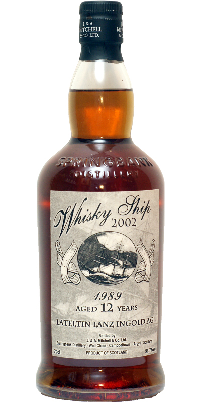Springbank 1989 Whisky Ship 2002