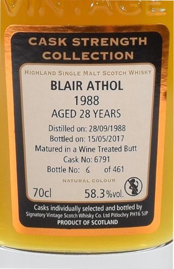 Blair Athol 1988 SV