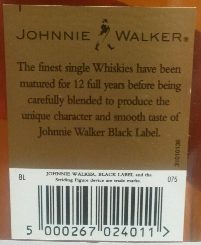 Johnnie Walker Black Label - Ratings and reviews - Whiskybase