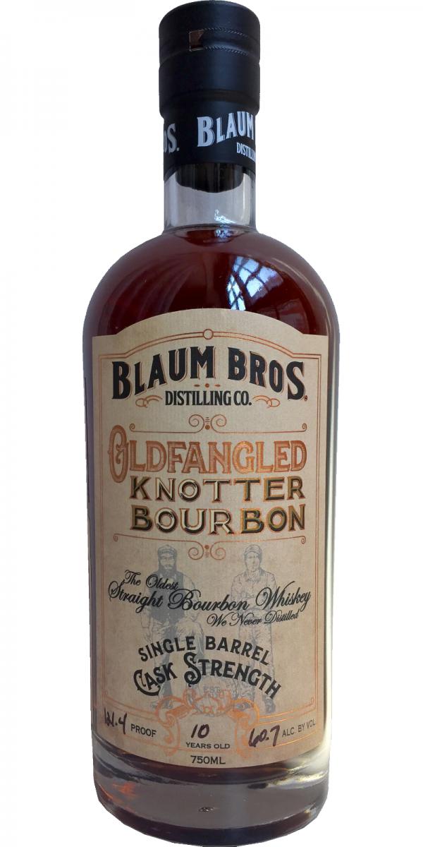 Oldfangled Knotter Bourbon 10yo Little Lebowski Urban Achiever 60.7% 750ml