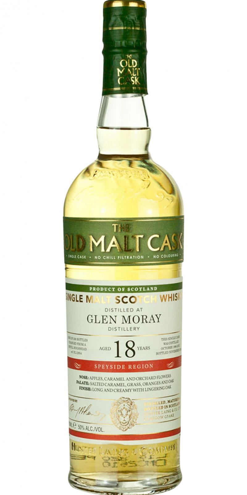Glen Moray 1998 HL The Old Malt Cask Refill Hogshead 50% 700ml