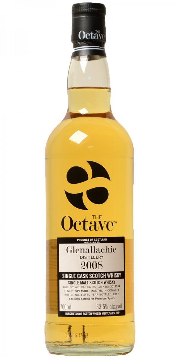 Glenallachie 2008 DT The Octave #3014034 Premium Spirits Belgium 53.5% 700ml
