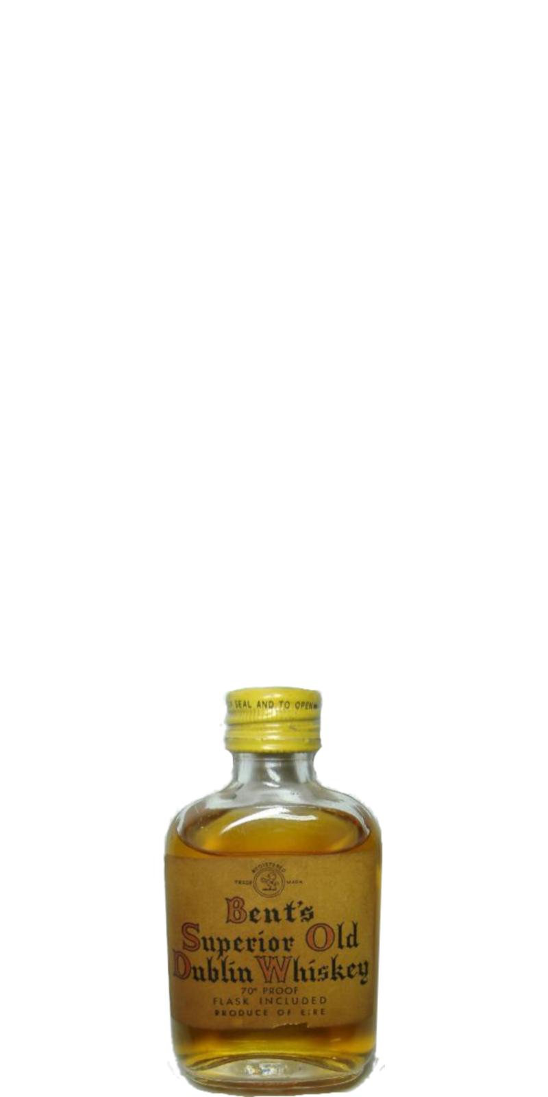 Bent's Superior Old Dublin Whiskey