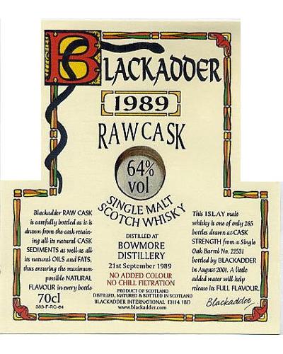 Bowmore 1989 BA Raw Cask Oak barrel 22531 64% 700ml