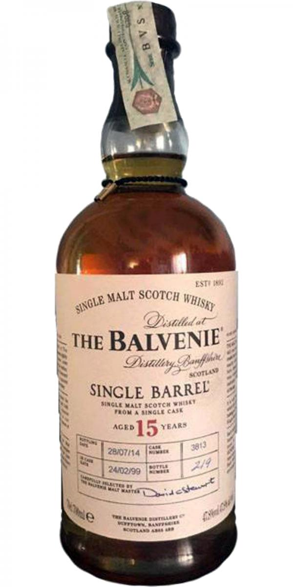 Balvenie 15yo Single Barrel #3813 47.8% 700ml