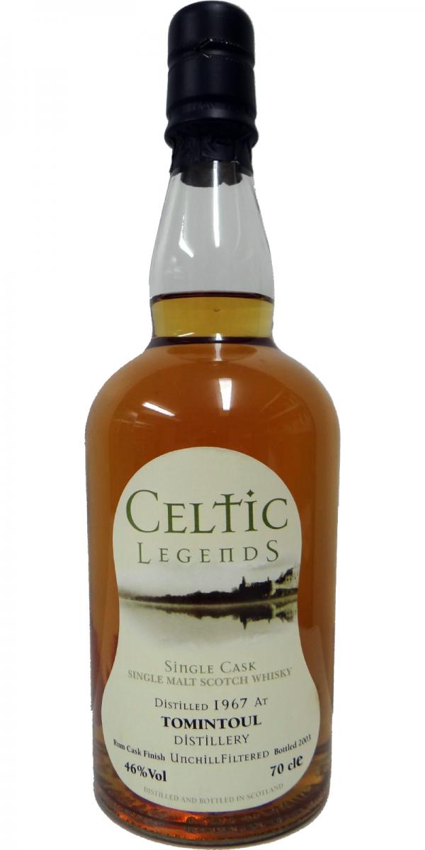 Tomintoul 1967 LG Celtic Legends Rum Cask Finish 46% 700ml