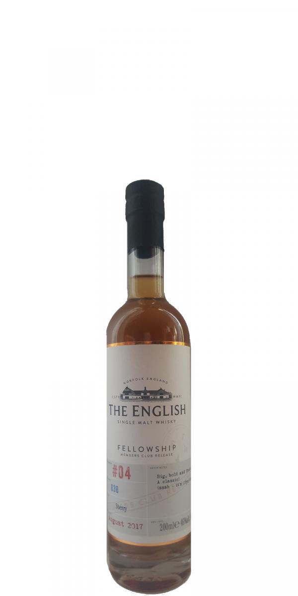 The English Whisky Members Club Release Batch #04 Sherry 46% 200ml