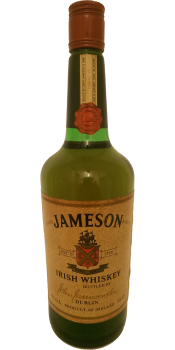 8 x 11 cm schwarz Mini-Blechschild John Jameson Whiskey 