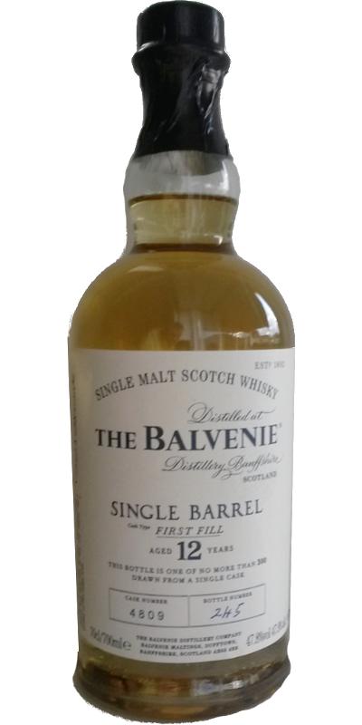 Balvenie 12yo Single Barrel #4809 47.8% 700ml